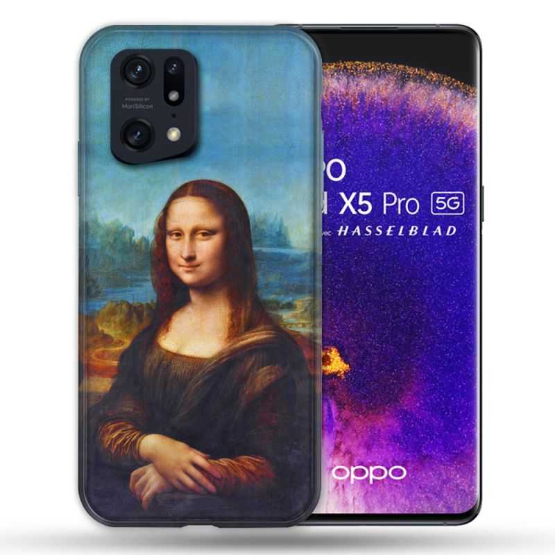 Coque Pour Oppo Find X5 Pro Peinture Joconde