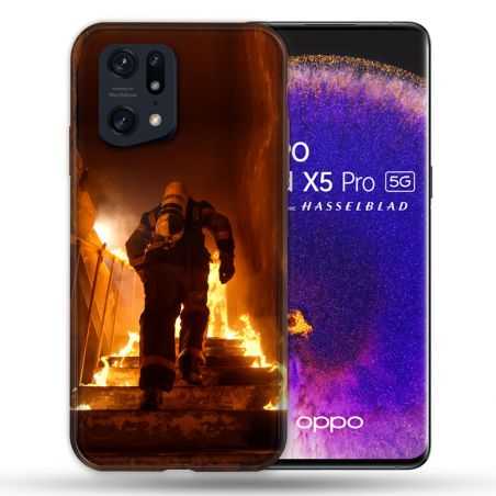 Coque Pour Oppo Find X5 Pro Pompier Escalier