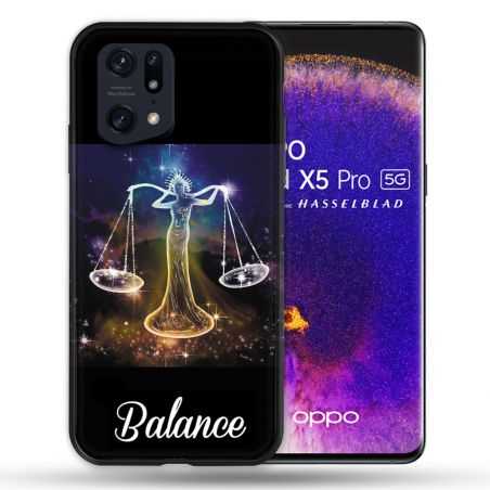 Coque Pour Oppo Find X5 Pro Signe Zodiaque 2 Balance