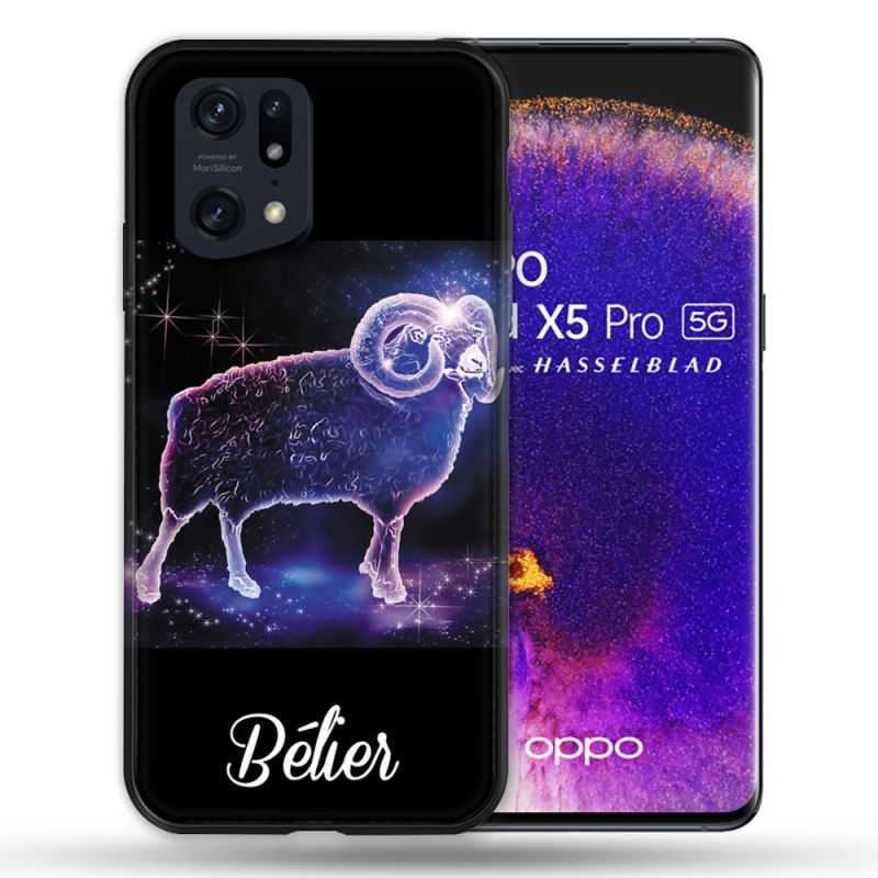 Coque Pour Oppo Find X5 Pro Signe Zodiaque 2 Bélier