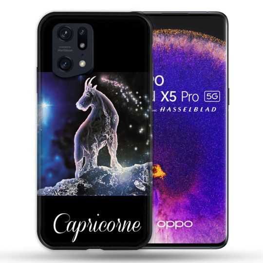 Coque Pour Oppo Find X5 Pro Signe Zodiaque 2 Capricorne