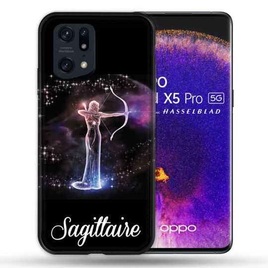 Coque Pour Oppo Find X5 Pro Signe Zodiaque 2 Sagittaire