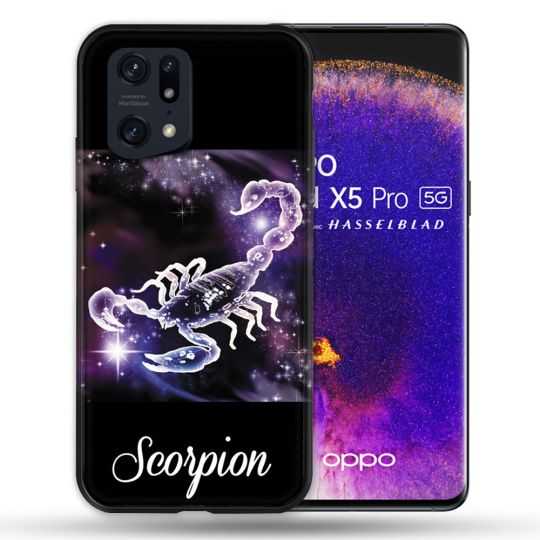 Coque Pour Oppo Find X5 Pro Signe Zodiaque 2 Scorpion