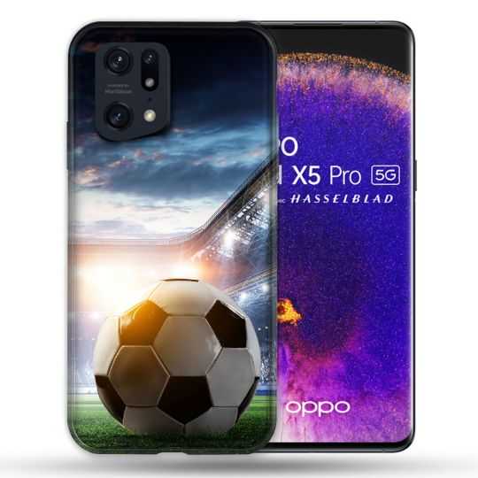 Coque Pour Oppo Find X5 Pro Sport Football Stade