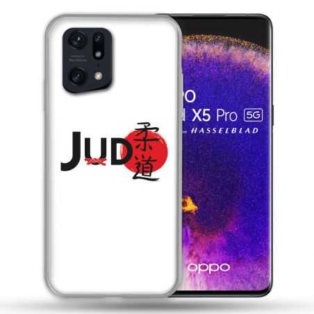 Coque Pour Oppo Find X5 Pro Sport Judo Logo