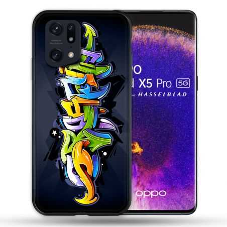 Coque Pour Oppo Find X5 Pro Street Art Graffiti