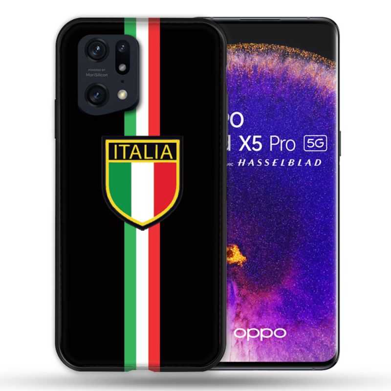 Coque Pour Oppo Find X5 Pro Voyage Italie 3 Noir