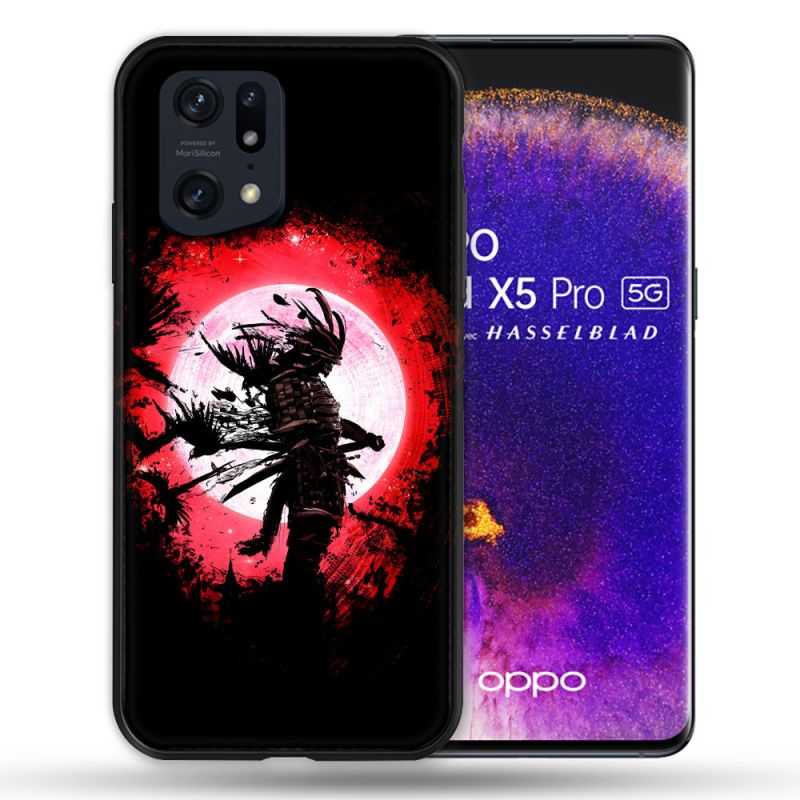 Coque Pour Oppo Find X5 Pro Voyage Japon Samourai