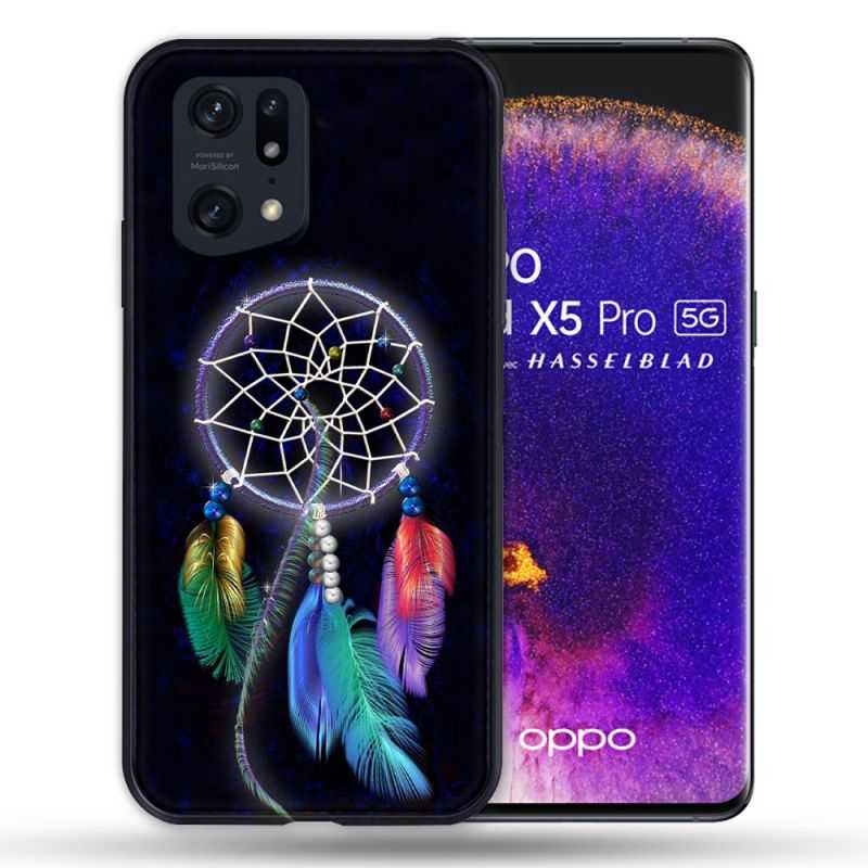 Coque Pour Oppo Find X5 Pro Zen Attrape Reve Multicolore
