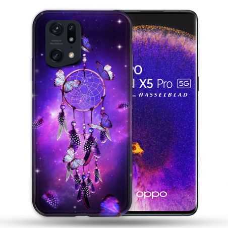 Coque Pour Oppo Find X5 Pro Zen Attrape Reve Papillon