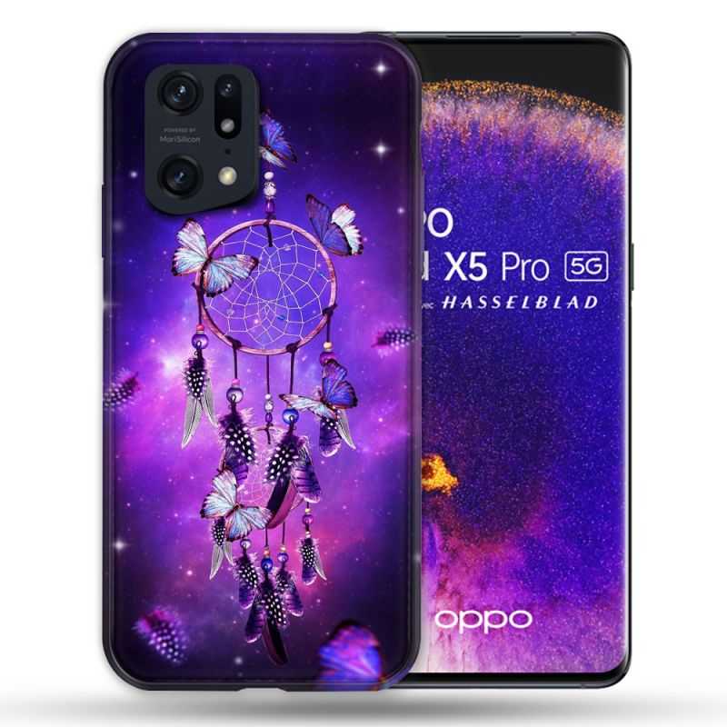 Coque Pour Oppo Find X5 Pro Zen Attrape Reve Papillon