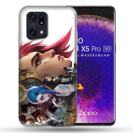 Coque Pour Oppo Find X5 Pro Arcane Jynx Sœur