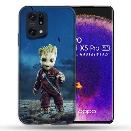 Coque Pour Oppo Find X5 Pro Groot Bleu