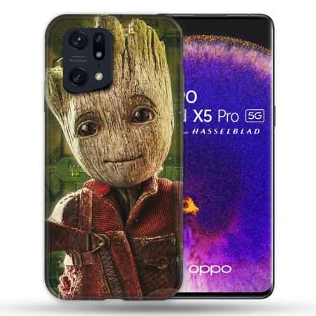 Coque Pour Oppo Find X5 Pro Groot Vert