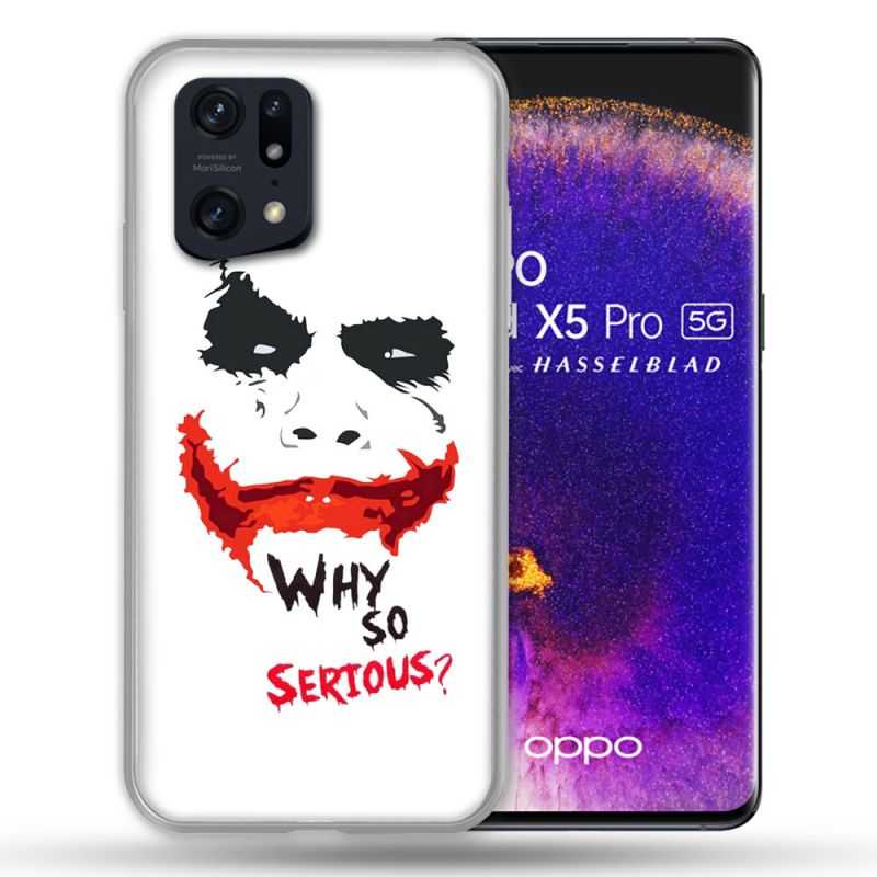 Coque Pour Oppo Find X5 Pro Joker Blanc