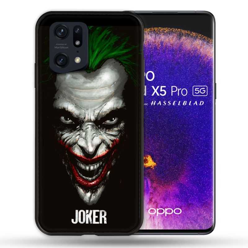 Coque Pour Oppo Find X5 Pro Joker Noir
