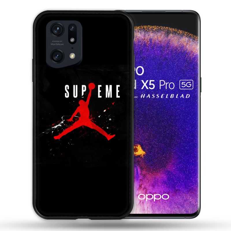 Coque Pour Oppo Find X5 Pro Jordan Supreme Noir