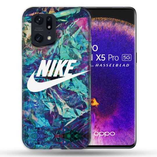 Coque Pour Oppo Find X5 Pro Nike Turquoise