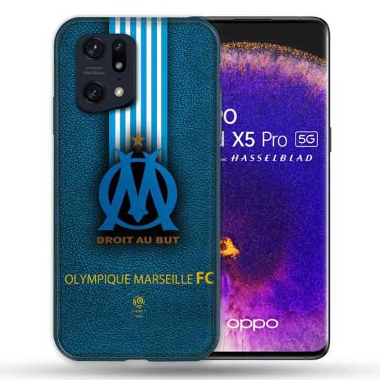 Coque Pour Oppo Find X5 Pro Olympique Marseille OM Bande