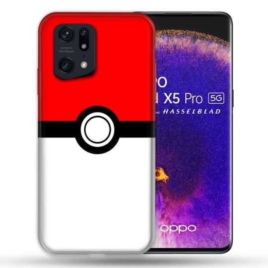 Coque Pour Oppo Find X5 Pro Pokemon Pokeball