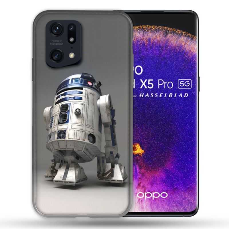 Coque Pour Oppo Find X5 Pro Star Wars - R2D2