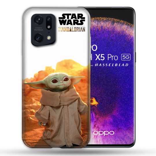 Coque Pour Oppo Find X5 Pro Star Wars - Yoda bebe soleil
