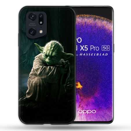Coque Pour Oppo Find X5 Pro Star Wars - Yoda sombre