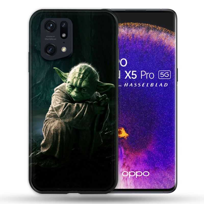 Coque Pour Oppo Find X5 Pro Star Wars - Yoda sombre