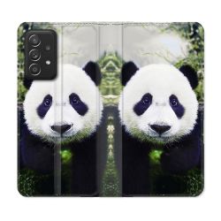 Housse Cuir Portefeuille Pour Samsung Galaxy A33 5G Animal Panda Color