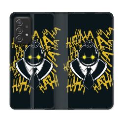Housse Cuir Portefeuille Pour Samsung Galaxy A33 5G Manga Assassination Classroom Kuro Noir