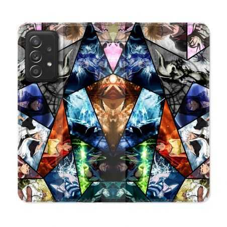 Housse Cuir Portefeuille Pour Samsung Galaxy A33 5G Manga Bleach Pele Mele