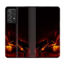 Housse Cuir Portefeuille Pour Samsung Galaxy A33 5G Manga Demon Slayer Electric