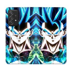 Housse Cuir Portefeuille Pour Samsung Galaxy A33 5G Manga Dragon Ball Gogeta Visage