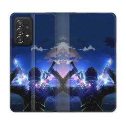 Housse Cuir Portefeuille Pour Samsung Galaxy A33 5G Manga SAO sword Art Online Epee