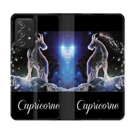 Housse Cuir Portefeuille Pour Samsung Galaxy A33 5G Signe Zodiaque 2 Capricorne