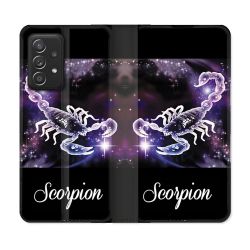 Housse Cuir Portefeuille Pour Samsung Galaxy A33 5G Signe Zodiaque 2 Scorpion