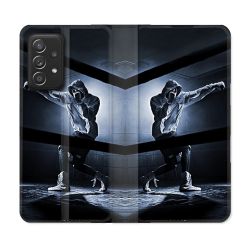 Housse Cuir Portefeuille Pour Samsung Galaxy A33 5G Sport Boxe Poing