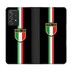 Housse Cuir Portefeuille Pour Samsung Galaxy A33 5G Voyage Italie 3 Noir