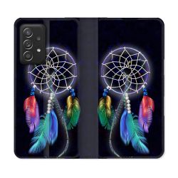 Housse Cuir Portefeuille Pour Samsung Galaxy A33 5G Zen Attrape Reve Multicolore