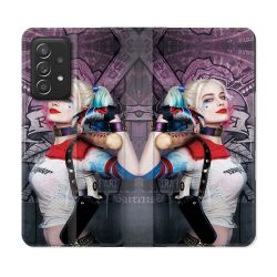 Housse Cuir Portefeuille Pour Samsung Galaxy A33 5G Harley Quinn Batte