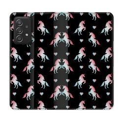 Housse Cuir Portefeuille Pour Samsung Galaxy A53 5G Fantastique Licorne Pattern
