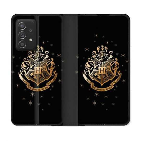 Housse Cuir Portefeuille Pour Samsung Galaxy A53 5G Harry Potter Poudlard
