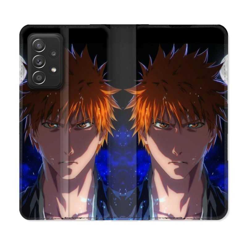 Housse Cuir Portefeuille Pour Samsung Galaxy A53 5G Manga Bleach Ichigo