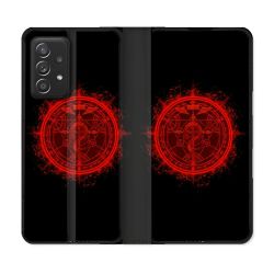 Housse Cuir Portefeuille Pour Samsung Galaxy A53 5G Manga Fullmetal Alchemist Logo