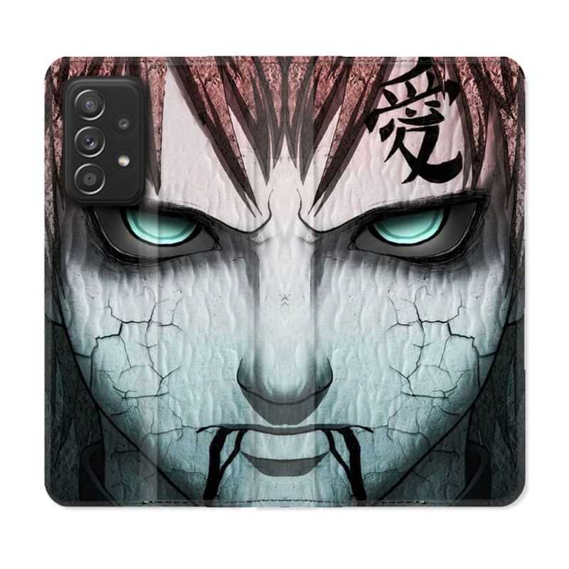 Housse Cuir Portefeuille Pour Samsung Galaxy A53 5G Manga Naruto Gaara