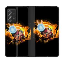 Housse Cuir Portefeuille Pour Samsung Galaxy A53 5G Manga Naruto Noir