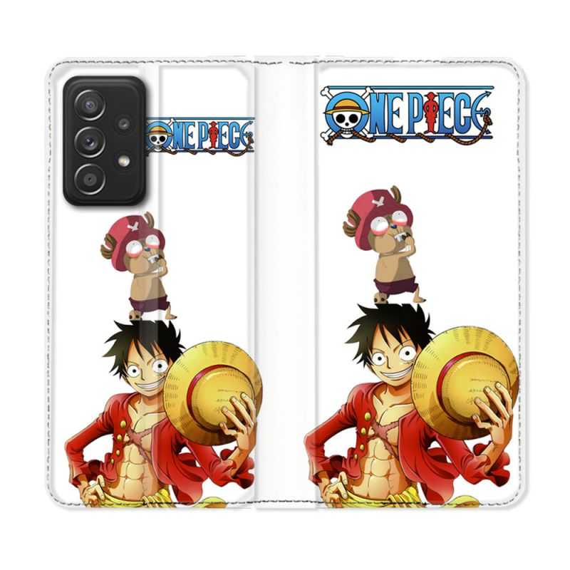 Housse Cuir Portefeuille Pour Samsung Galaxy A53 5G Manga One Piece Chopper