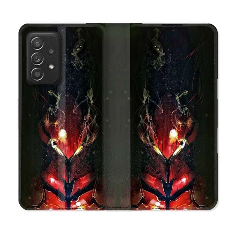 Housse Cuir Portefeuille Pour Samsung Galaxy A53 5G Manga Solo Leveling Igris
