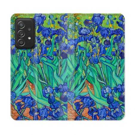 Housse Cuir Portefeuille Pour Samsung Galaxy A53 5G Peinture Iris