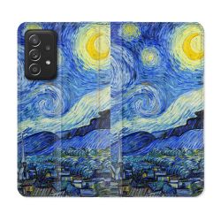 Housse Cuir Portefeuille Pour Samsung Galaxy A53 5G Peinture La nuit étoilée
